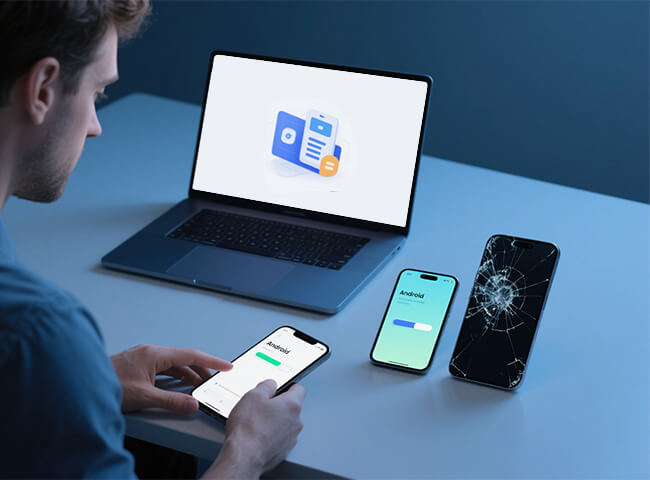 extract data from broken or unresponsive devices