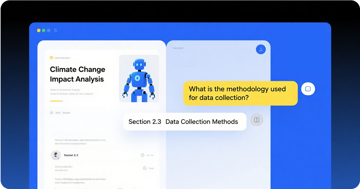 find answers in research papers